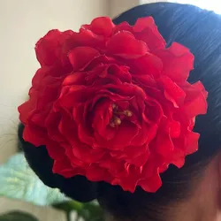 Pinza para el cabello con rosas eternas