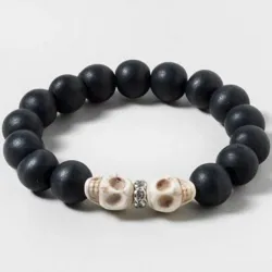 Pulsera con calaveras