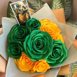 Ramo de 5 rosas eternas