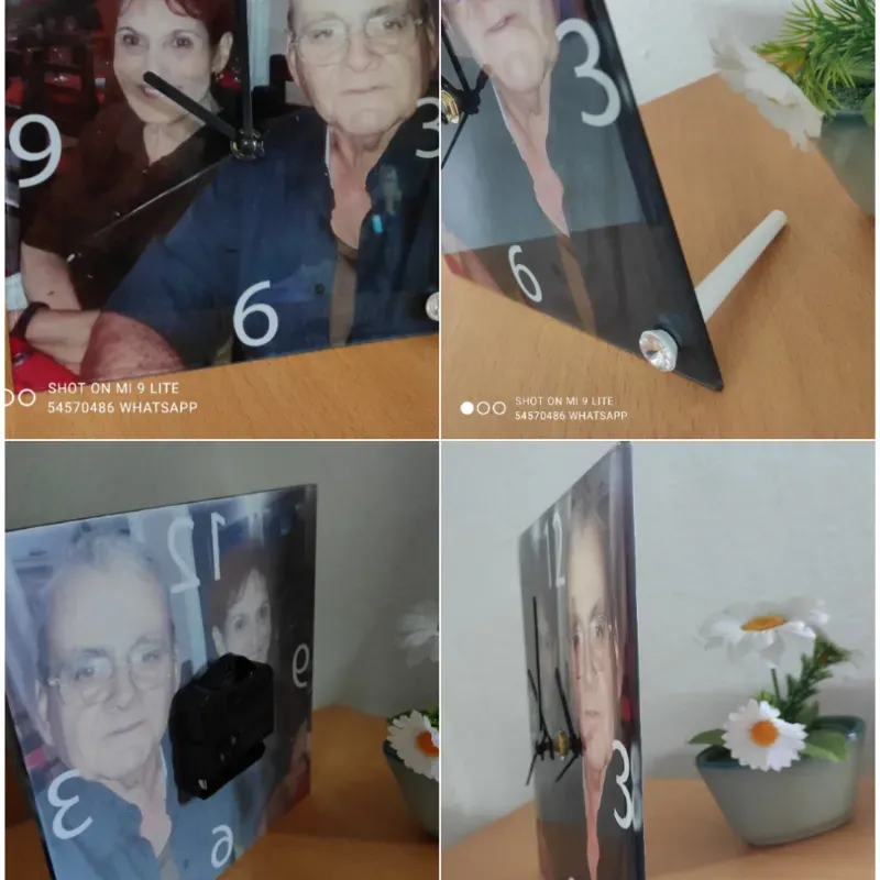 Reloj personalizado de mesa
