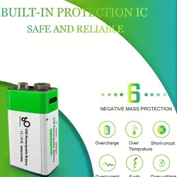 Batería 9v de litio