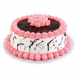 Cake con cobertura de chocolate