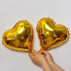 Globos metalico dorado