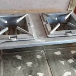 Hornilla de carbón doble