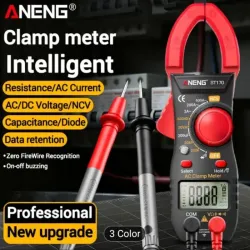 Multímetro con  pinza amperimétrica