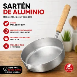 Sartén de aluminio