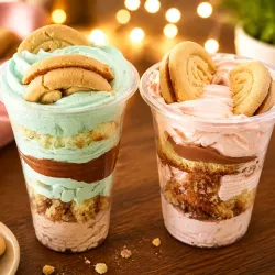 Vasitos tres leches