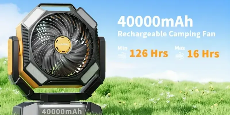 Ventilador recargable 40000 mah