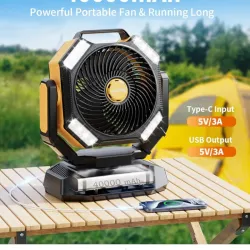 Ventilador recargable 40000 mah