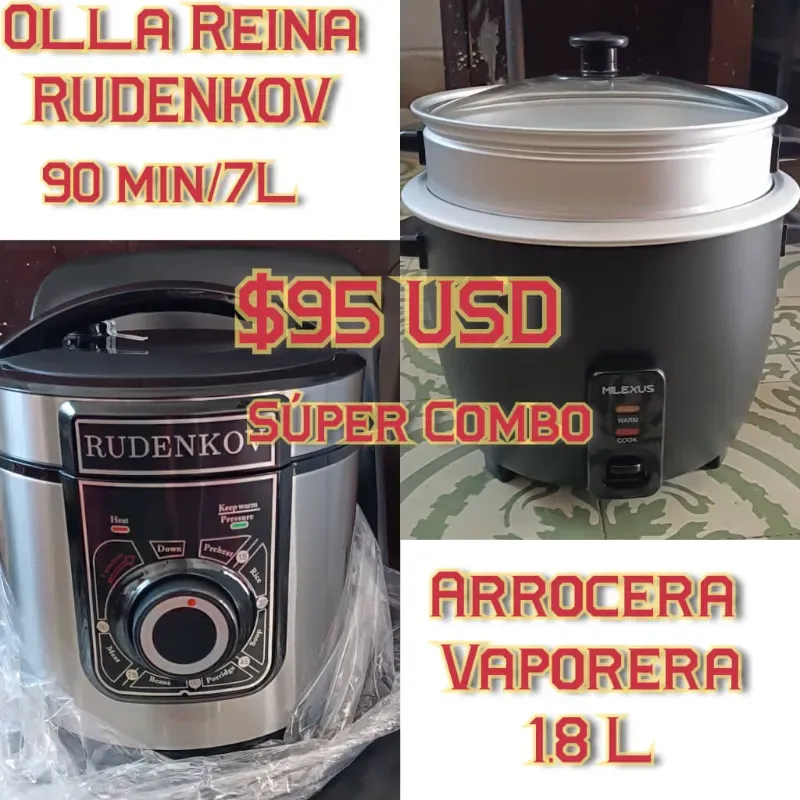 Súper Combo Olla reina y Arrocera 