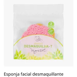  2  Esponja Desmaquilladora Vejetal 