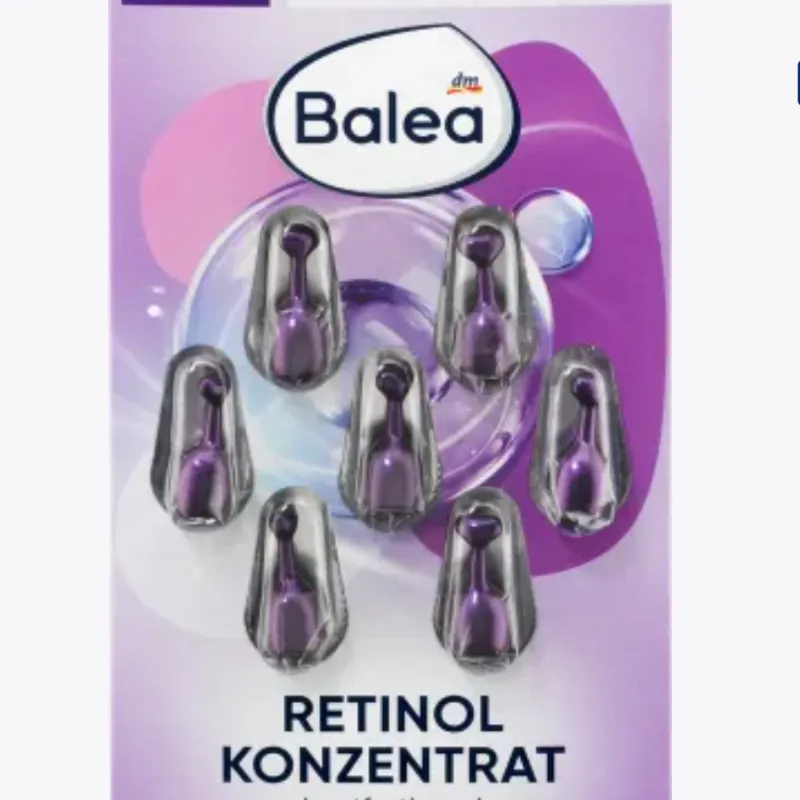 Balea Retinol Concentrado reafirmante para la piel 7 pz