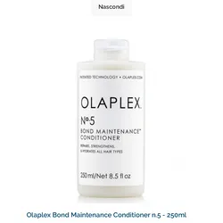 BALSAMO DI MANUTENZIONE OLAPLEX BOND N.5 - 250ML
