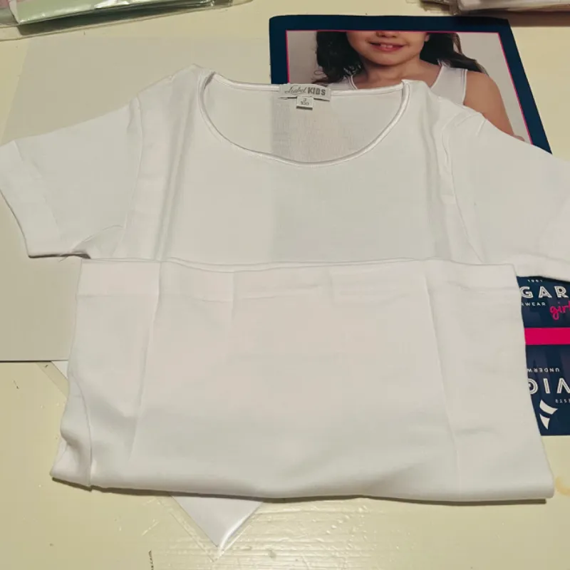 Bluesa con manga corta de niña 