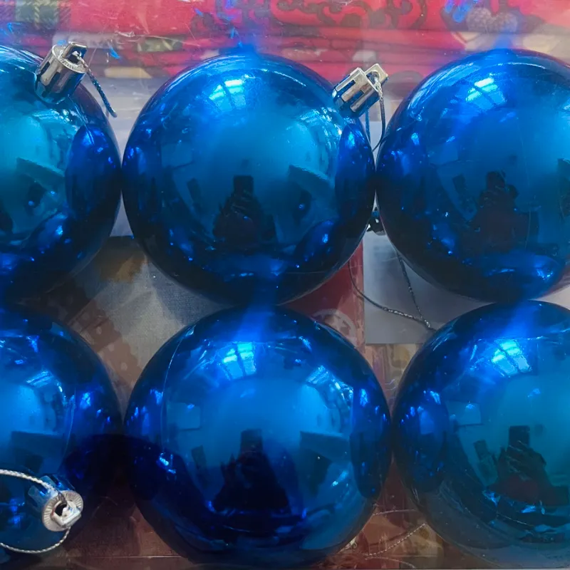 Bolas para  arbol de Navidad 6 pz 