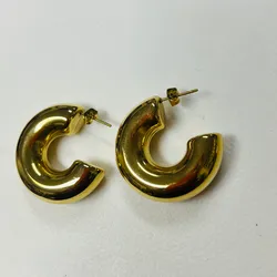 Cd:059 Argollas Acero Inoxidable  1pz 