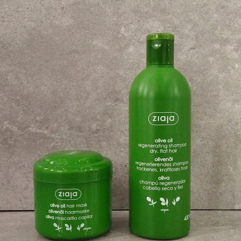 Kit - Champú 400 ml y Mascarilla 200 ml De Oliva
