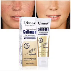 Crema solar  con colágeno