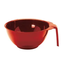 CUENCO ROJO DIÁMETRO 12,5 CM PARA PELUQUERÍA  