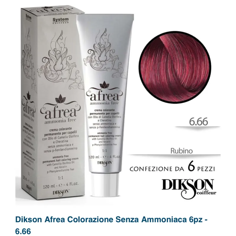 Dikson Afrea 6.66   Rubino 120 ml 30 pz 