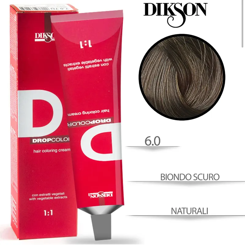 Dikson Drop  6N - 6.0 Rubio oscuro 100 ml  10 pz 