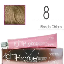 EKRE Light krome 8.0 Rubio Claro 100 ml 3 pz 