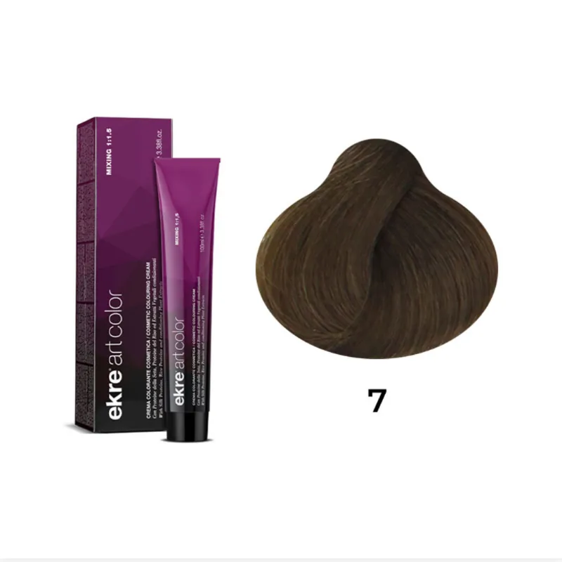 Ekte 7,0 Rubio color para el cabello 100ml 