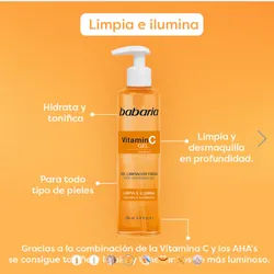 Gel Limpiador Vitamina C 200 ml 