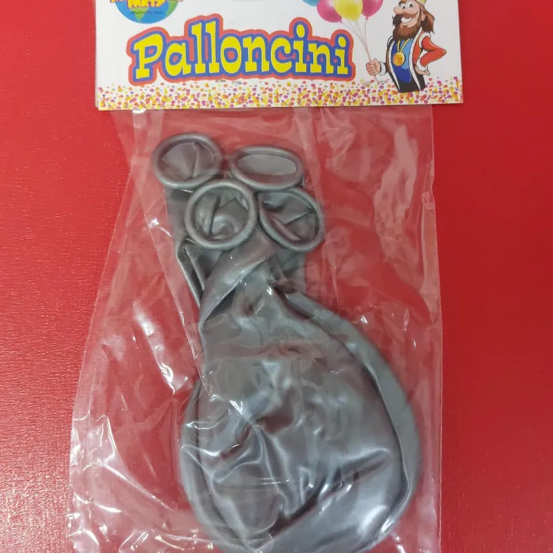 Globo  Gris 4 pz 