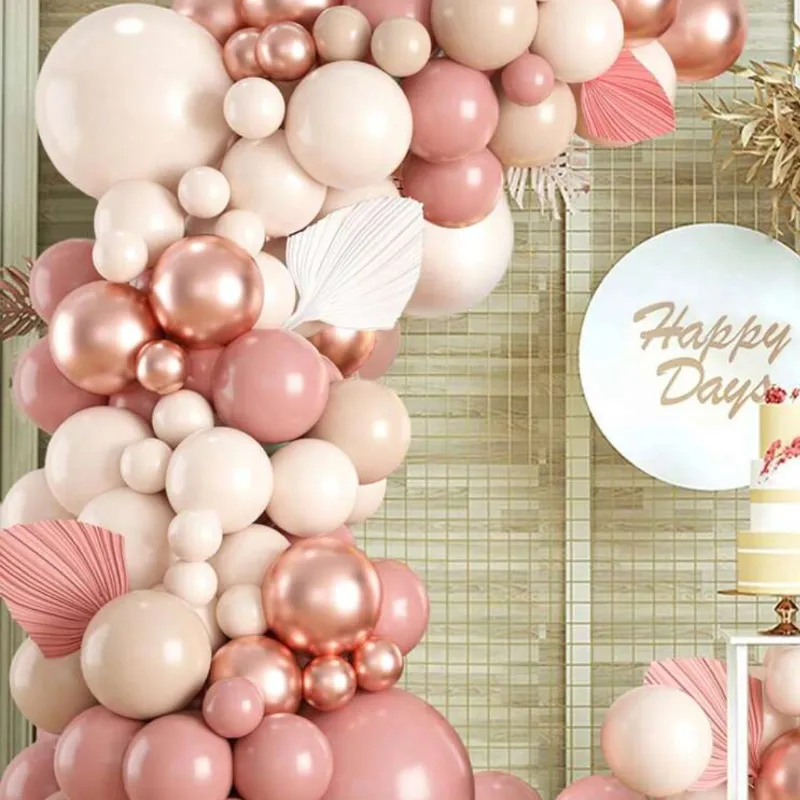 Globos - art-  34670664 Set de 98 globos rosas  2 pz 