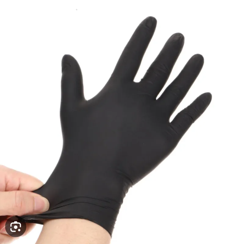 Guante en nitrile negro talla M 