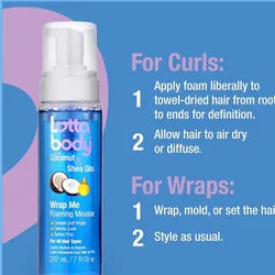 Mousse Espumosa Para Peinar El Cabello  7 onza