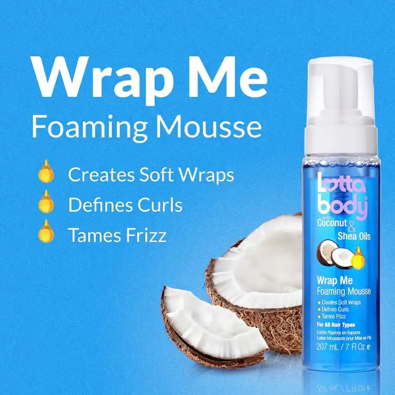 Mousse para rizos espumosos de aceite de coco 207 ml 