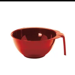 CUENCO ROJO DE 12,5 CM DE DIÁMETRO PARA PELUQUERÍA