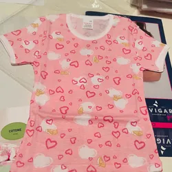 Pulover con manga corta de niña 2 año 