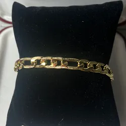 Cod -AC 231104 Pulsera De Honbre dorada 