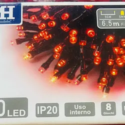 Luz Para navidad roja 1 pz 