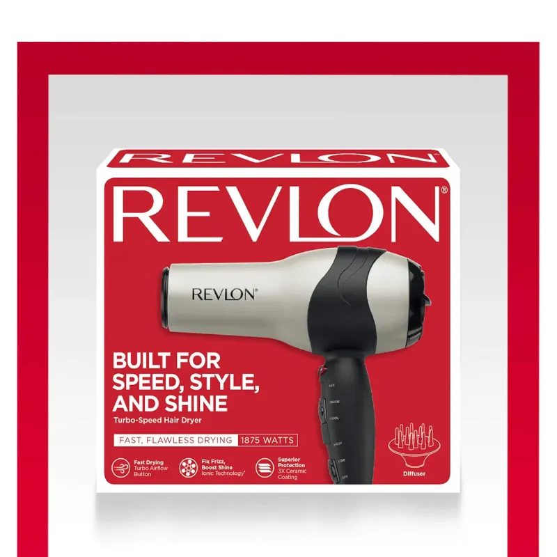 Revlon 1875 W Secador de pelo turbo voluminizador