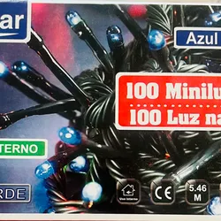 Luz Para Navidad Azul 1 pz 