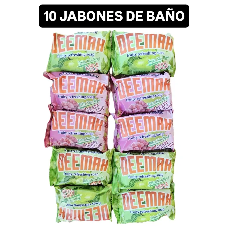 10 JABONES DE BAÑO DEEMAH 🧼🧼🧼🧼🧼🧼🧼🧼🧼🧼