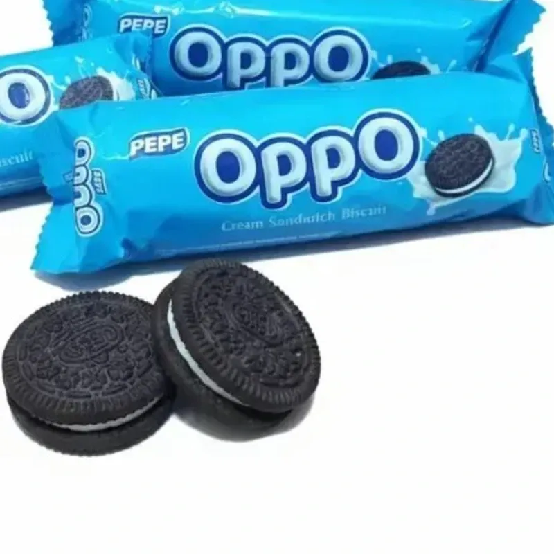 10 PAQUETES DE GALLETAS PEPE OPPO( chocolate+ crema de vainilla) 🍪
