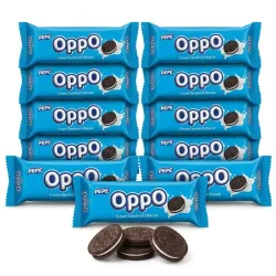 10 PAQUETES DE GALLETAS PEPE OPPO( chocolate+ crema de vainilla) 🍪