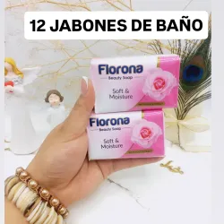 12 JABONES DE BAÑO FLORONA