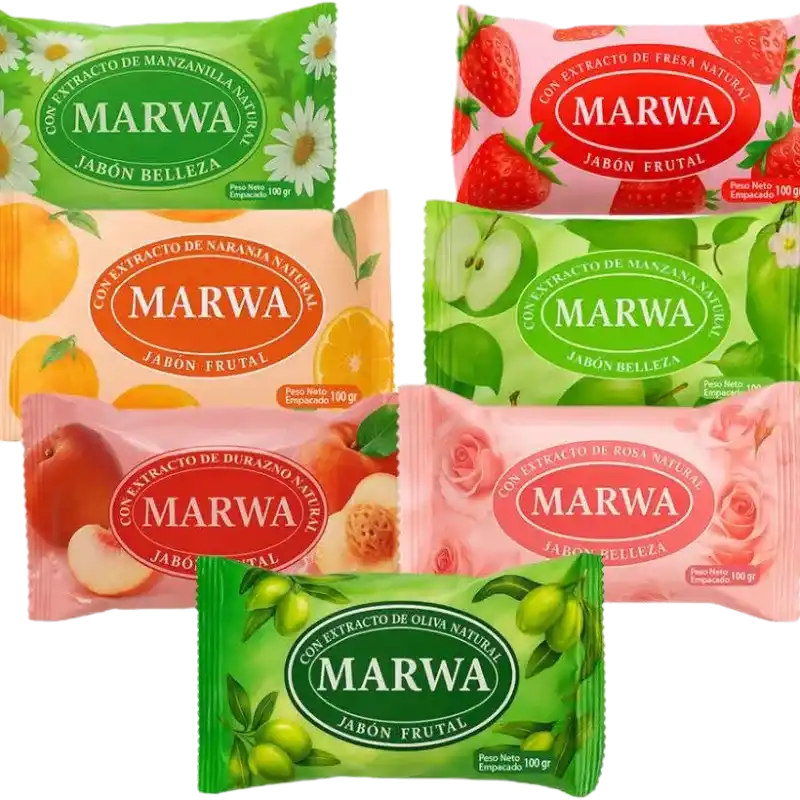 12 JABONES DE BAÑO MARWA( 100 gramos) 🧼🧼🧼🧼🧼🧼🧼🧼🧼🧼🧼🧼