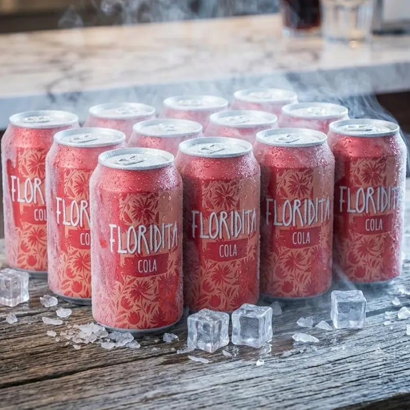 12 LATAS DE REFRESCO COLA FLORIDITA