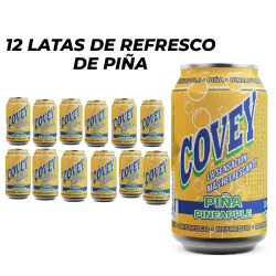 12 LATAS DE REFRESCO DE PIÑA 🍍