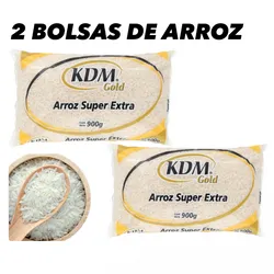 2 BOLSAS DE ARROZ SÚPER EXTRA (2LB los dos paquetes)
