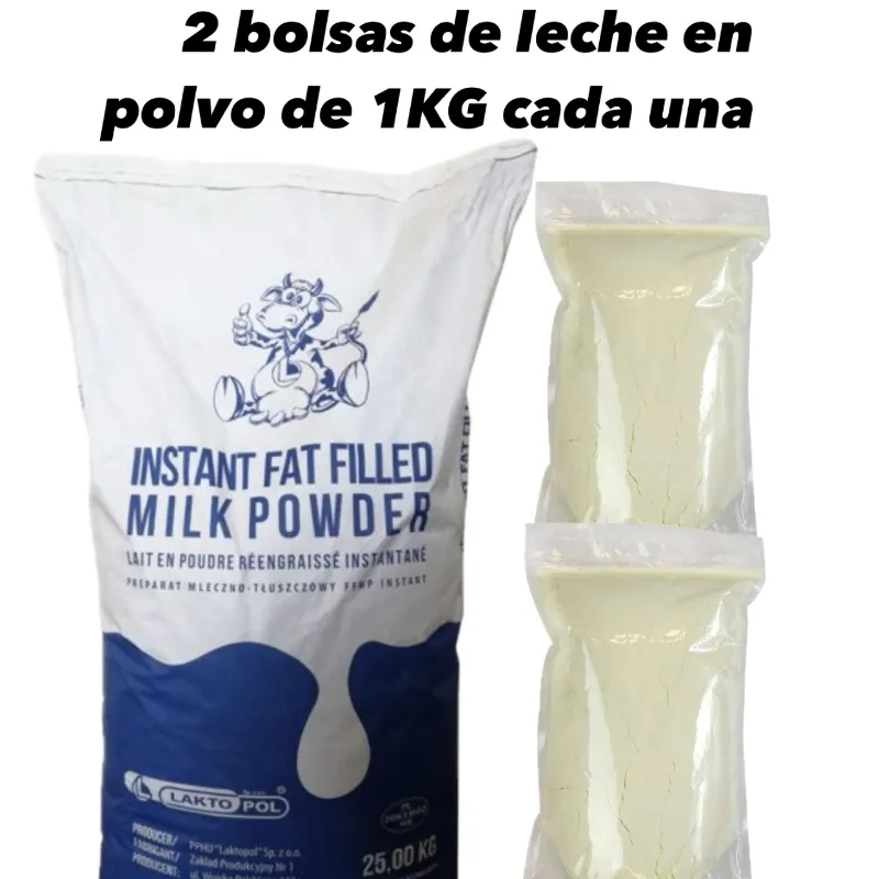 2 BOLSAS DE LECHE EN POLVO 1 kg  🥛🍼