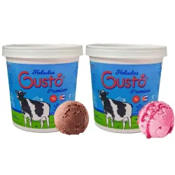 2 HELADOS GUSTO( 1L+ 1L) 🍦🍧🍨