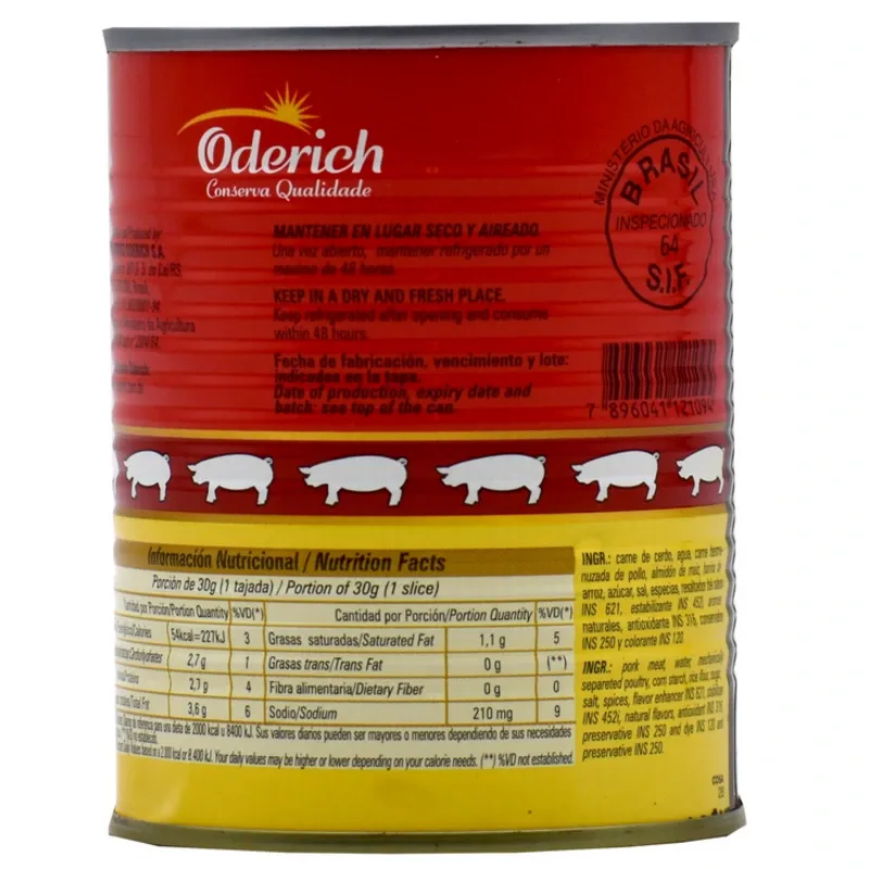 2 Jamonilla de cerdo ( 340gr +340gr) 🐷